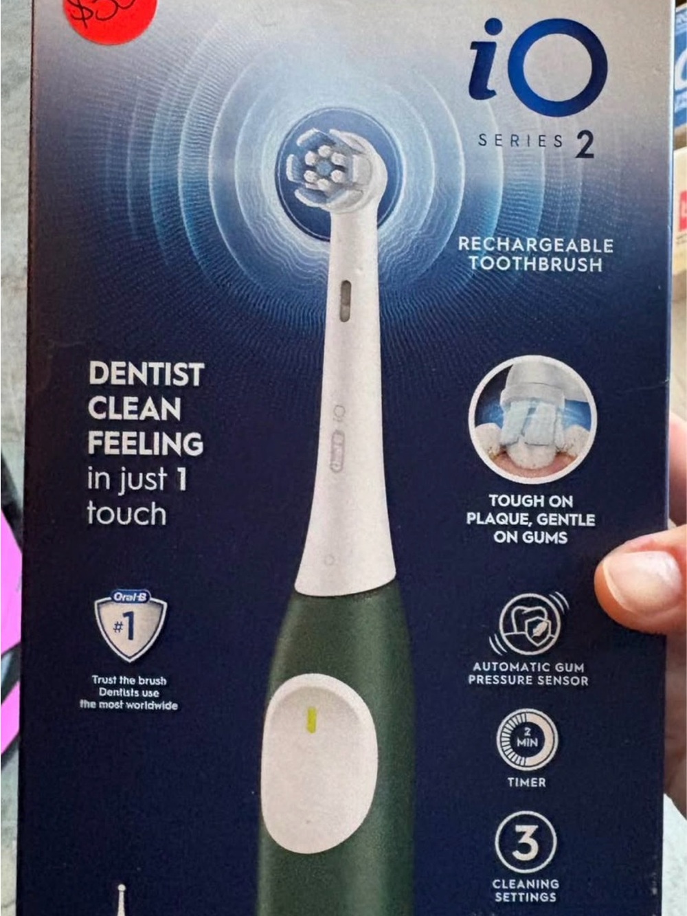 Oral-B iO Series 2 Rechargeable Toothbrush — Green